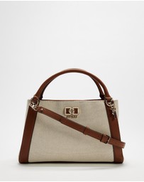GUESS - Karnilla Girlfriend Satchel Canvas