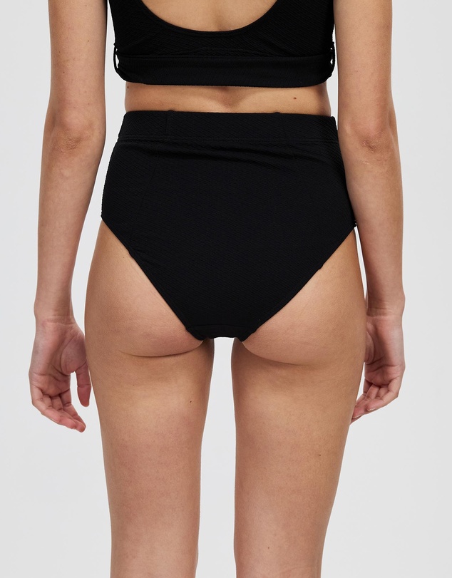 Duskii - Ribbed High Waist Panel Bottoms