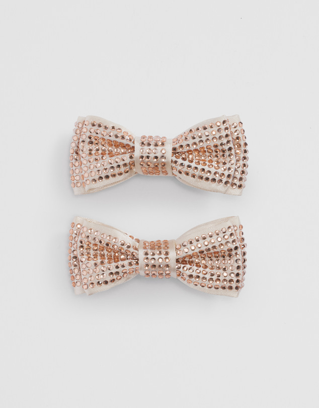 Country Road - Crystal Bow Clips Pack Of 2
