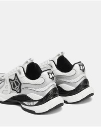 Naked Wolfe - Smash White/Silver Mesh