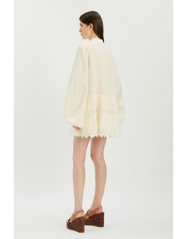 Bardot - Antonia Lace Trim Mini Dress