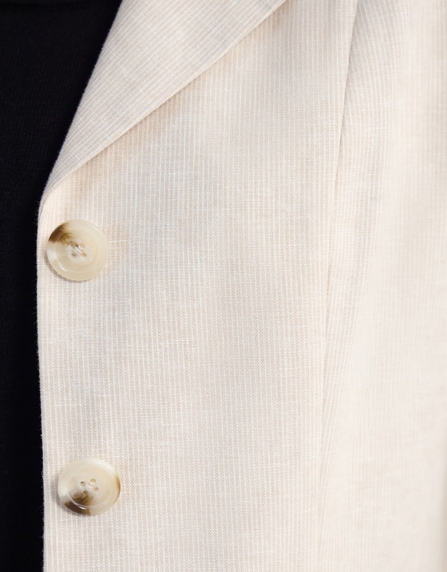 Oxford - Rae Linen Blend Crop/Cinched Blazer