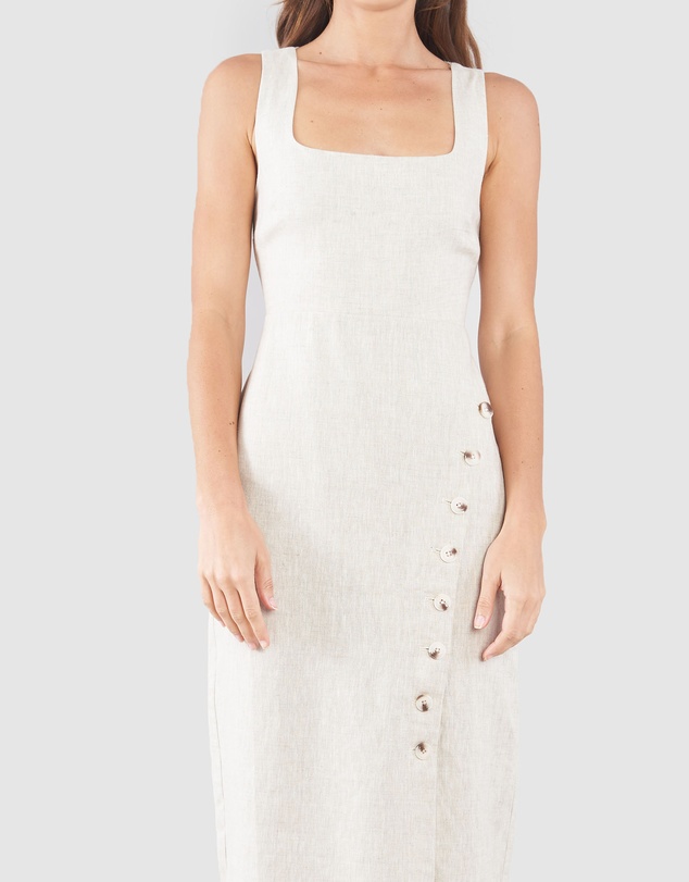 Amelius - Imari Linen Midi Dress