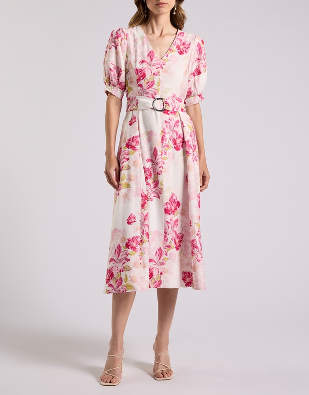 David Lawrence - Argon Linen Blend Dress