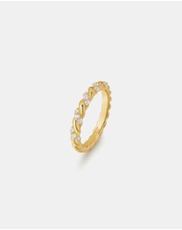 Ania Haie - Gold Sparkle Twisted Ring