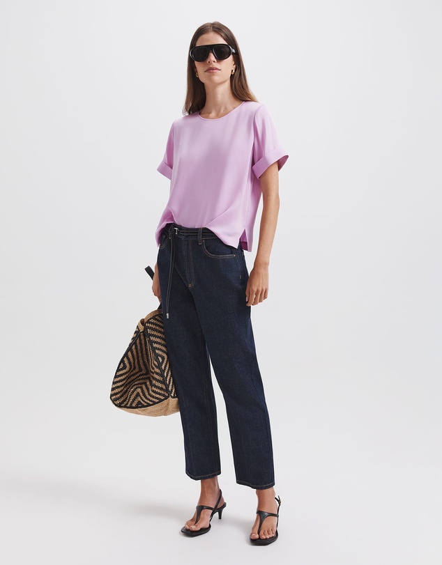 SABA - Sadie Silk Short Sleeve Tee