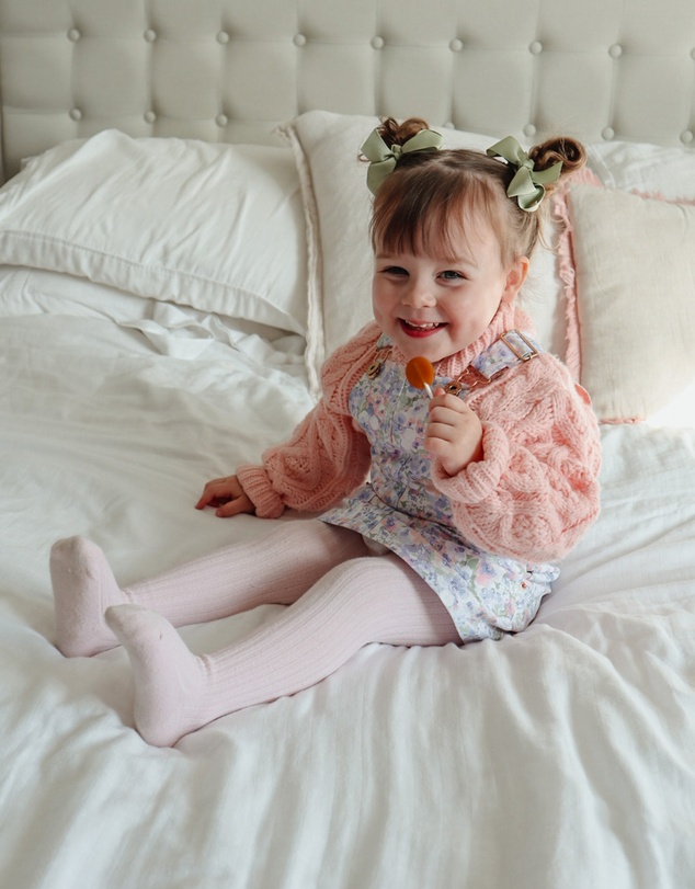 WITH LOVE FOR KIDS - Hazel Denim Pinafore Dress - Babies - Kids