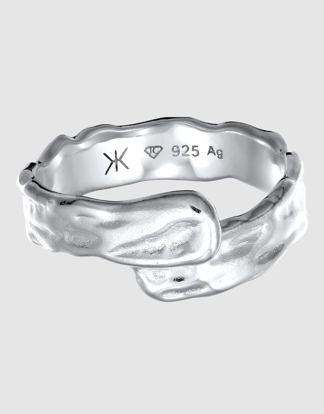 Kuzzoi - ICONIC EXCLUSIVE - Organic Band Ring in 925 Sterling Silver