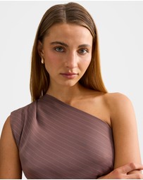 Forever New - Willow Asymmetrical Tuck Top