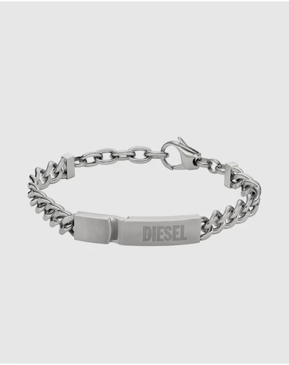 Diesel - Stacked Silver-Tone Bracelet DX0966040