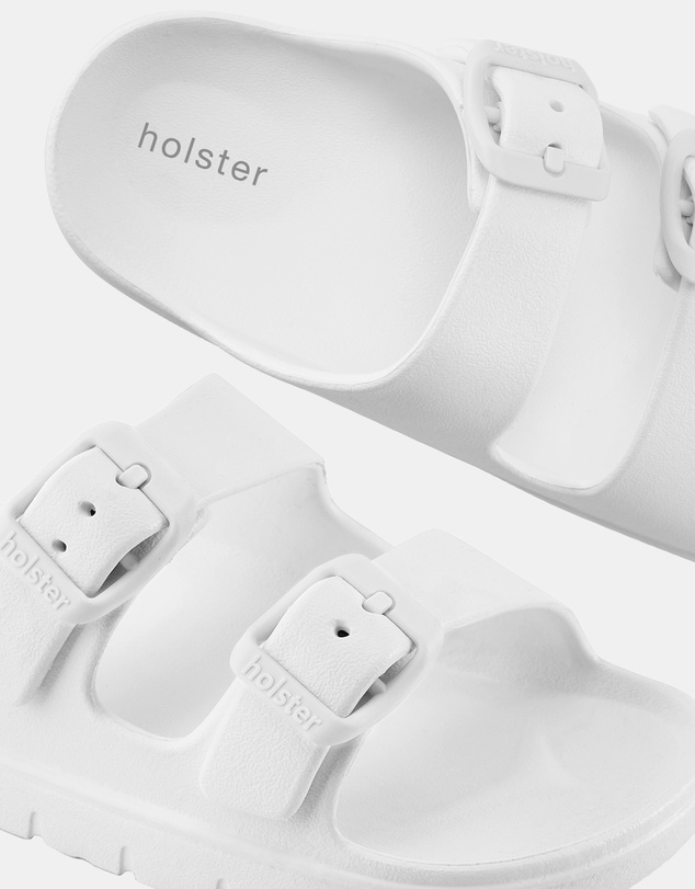 Holster - Kids Seeker EVA Slides - White - Unisex