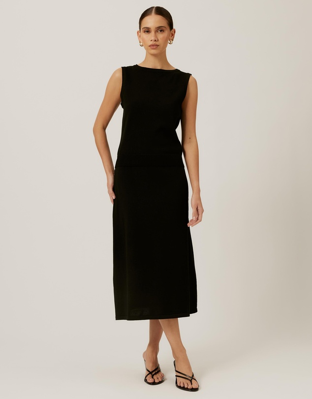 Tussah - Knitted Midi Skirt