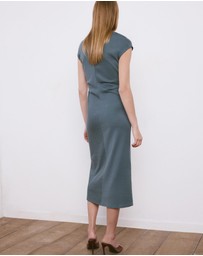 M.N.G - Midi-Dress With Draped Detail