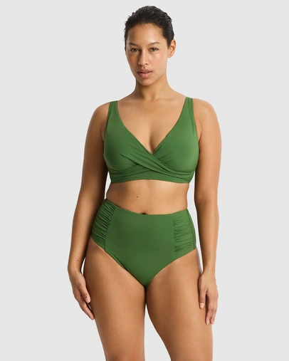 Sea Level Australia - Essentials Edit Cross Front Multifit Bra Top