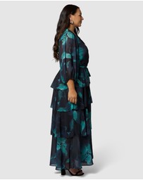 Pink Dusk by Curve Project - Temptress Maxi Dress