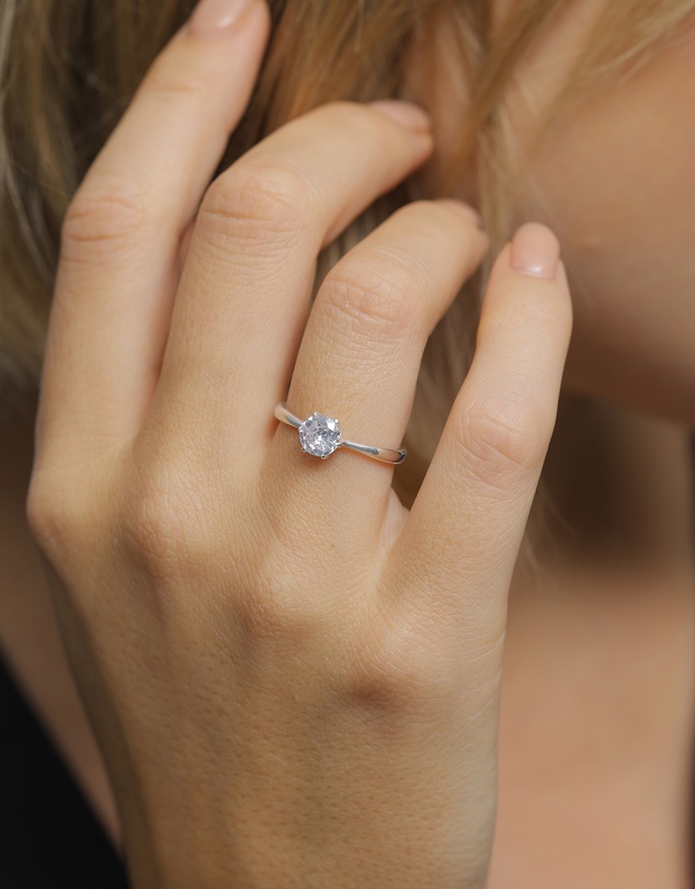 Elli Jewelry - Ring Zirconia 925 Sterling Silver