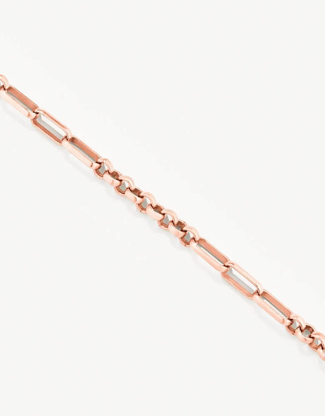 Medley Jewellery - Fob Fundamental Chain Necklace in Rose Gold