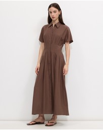 Calli - Vasco Tucked Shirt Dress