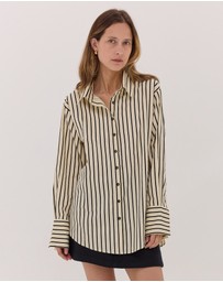 Cloth & Co. - The Classic Shirt | Black & Cream