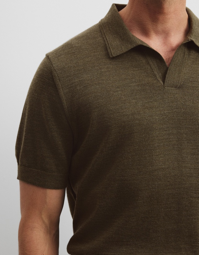 Country Road - Australian Merino Short Sleeve Trophy Knit Polo