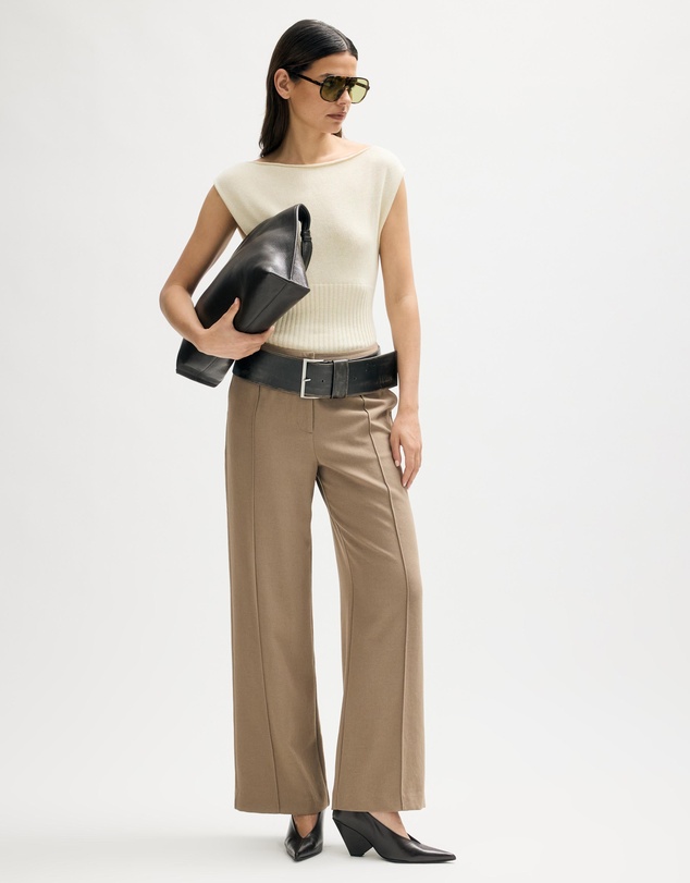 Minima Esenciales - Lilo Cotton Cashmere Blend Knit Top