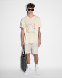 Ksubi - Paradise Biggie Ss Tee Dusty Desert