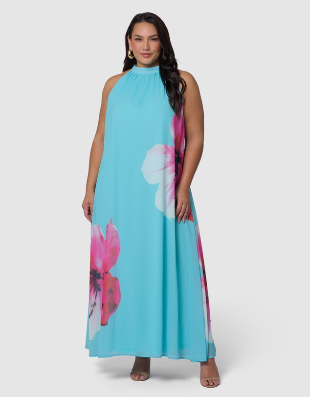 Pink Dusk by Curve Project - Love Goes Maxi Dress