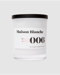 Maison Blanche - 006 Rose & Amber - Large Candle