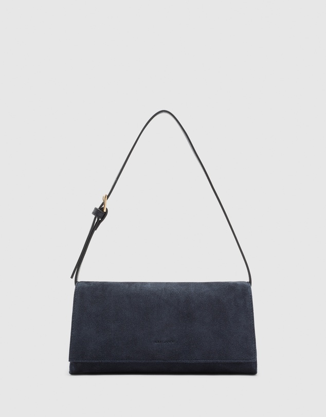 Nakedvice - The Phoebe Navy Suede Bag