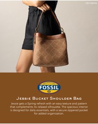 Fossil - Jessie Brown Bucket Bag