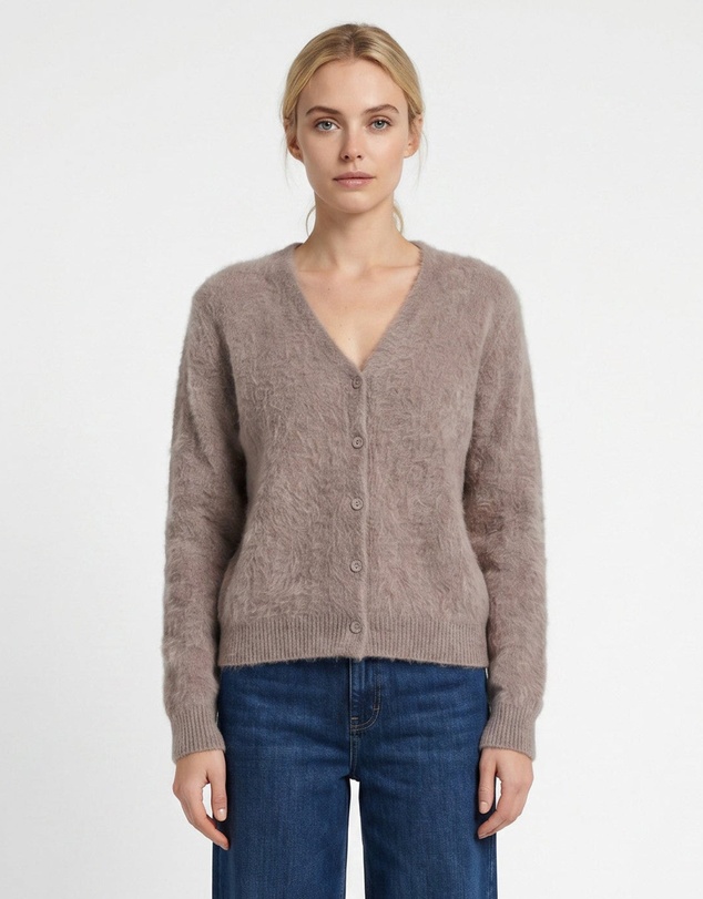 SILK MAGNOLIA - Cashmere, Silk, Wool Cardigan