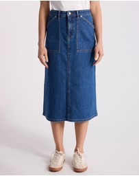 David Lawrence - Marion Denim Skirt