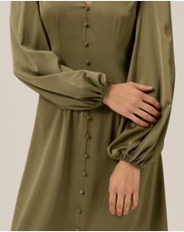 Tussah - Florence LS Satin Midi Dress