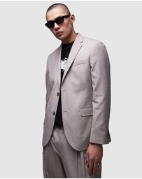Topman - Slim Linen Suit Jacket