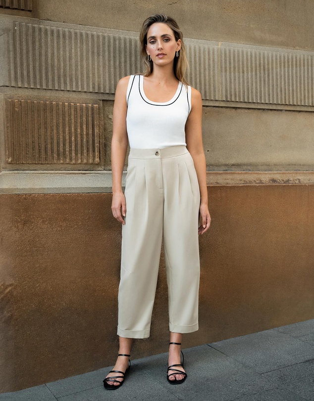 Forcast - Antonia Relaxed Cuff Pants