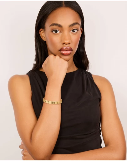 Lovisa - Waterproof Gold Plated Stainless Steel Stretch Link Bracelet