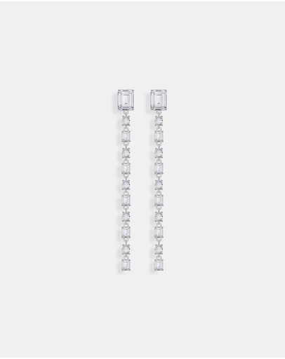 THOMAS SABO - Drop Earrings with white stones silver