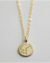 Native Sol - Scorpio Star Sign Pendant Necklace