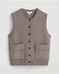 COS - Merino Wool Buttoned Vest
