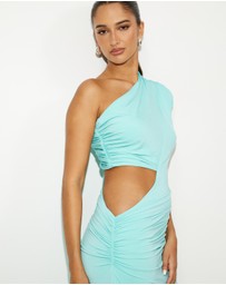 Dazie - Shoreline One-Shoulder Maxi Dress