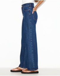 Dazie - London High Waisted Wide Leg Jeans