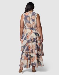 Pink Dusk by Curve Project - Wild Nights Maxi Dress