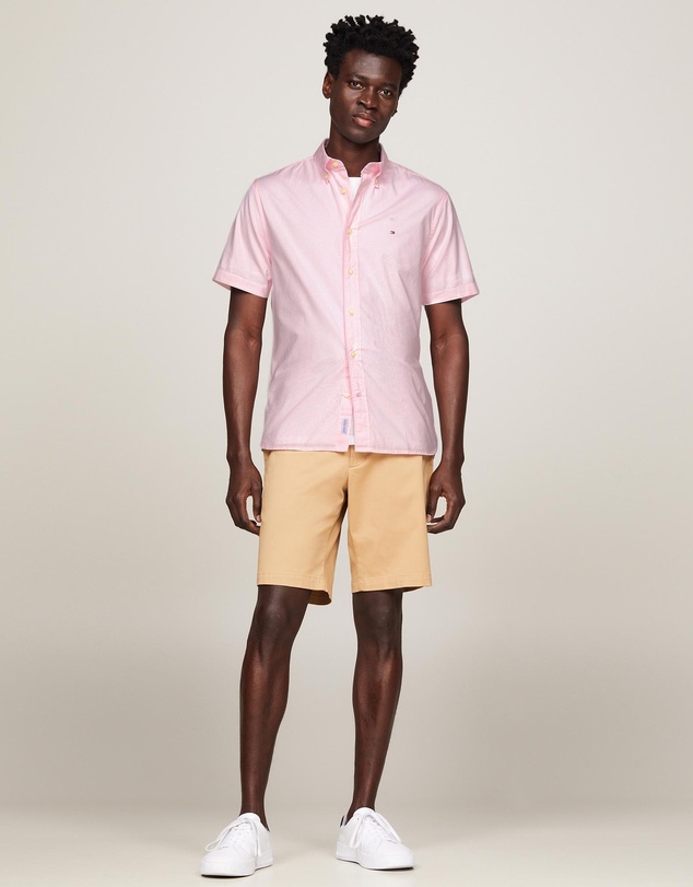 Tommy Hilfiger - Flex Poplin Short Sleeve Shirt