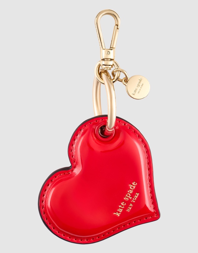 Kate Spade - Kate Spade Heart Charm Keychain for AirTag