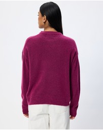 Lindsay Nicholas New York - Varsity Sweater (W Snood)