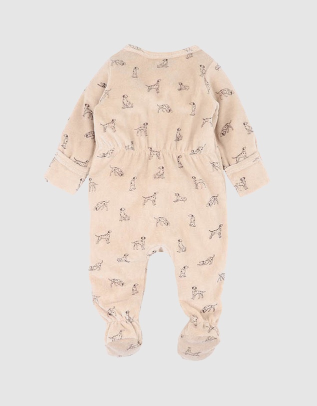 Bebe by Minihaha - Otto Velour Zip Onesie - Babies