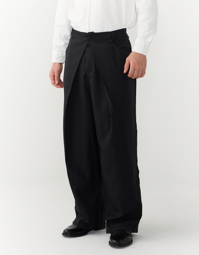 Justin Cassin - Merin Double Pleated Wide Pants