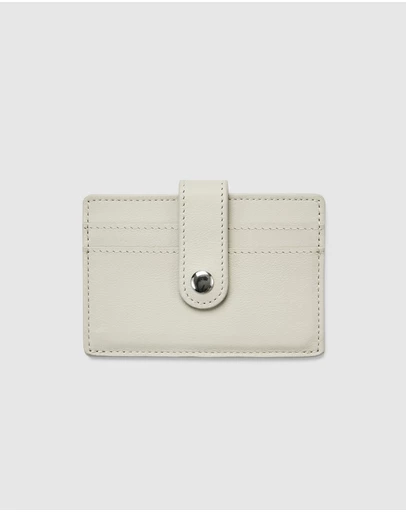 Globite - Leather RFID Card Holder Snap Button