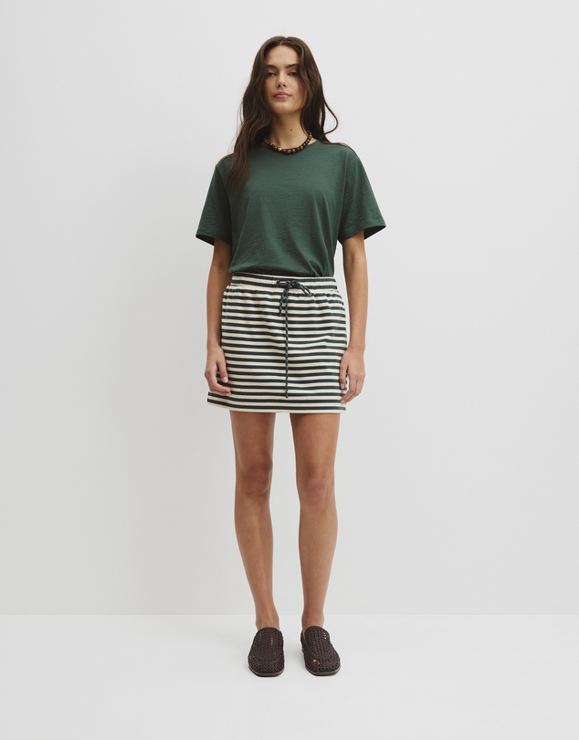 Country Road - Textured Short Sleeve Slub T-shirt