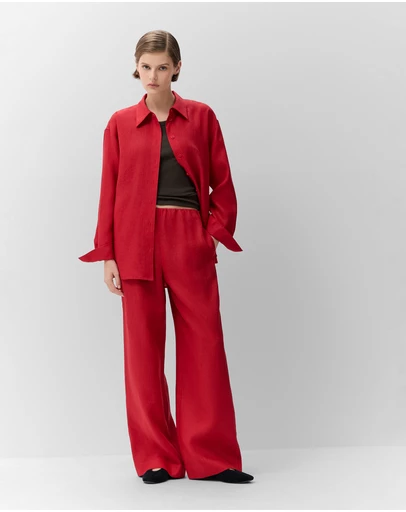UNISON - Essential Linen Wide Leg Pant